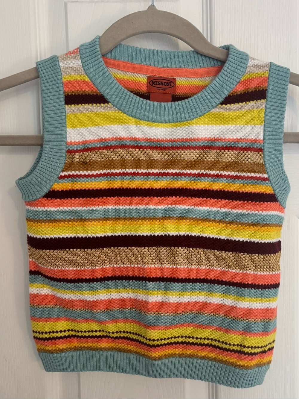 Missoni for Target Teal Striped Kid’s Sweater Vest